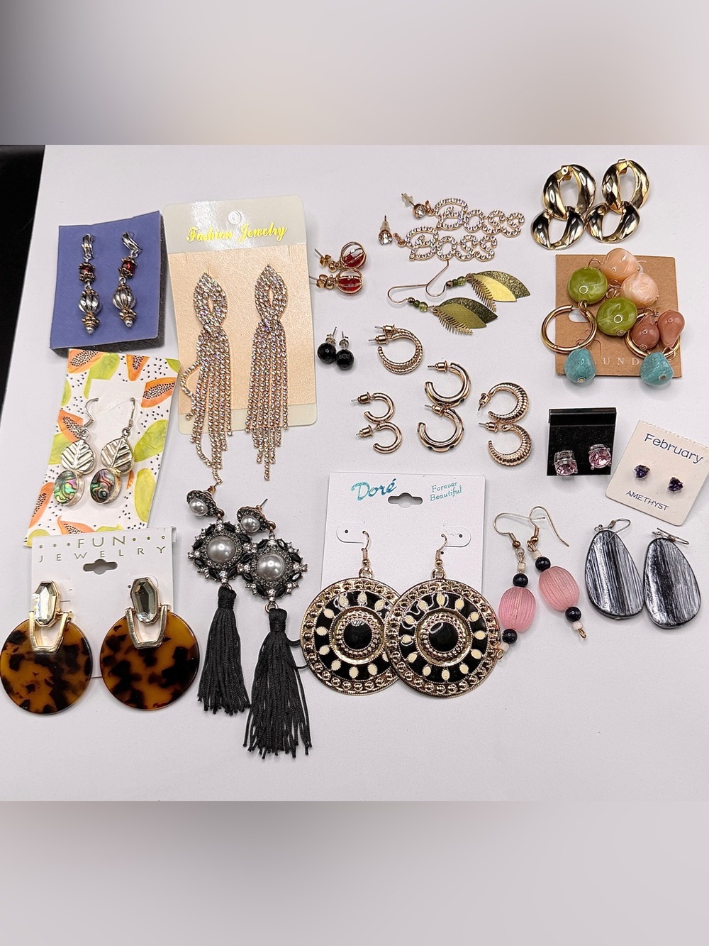 Retro Earring Lot x 20 pairs